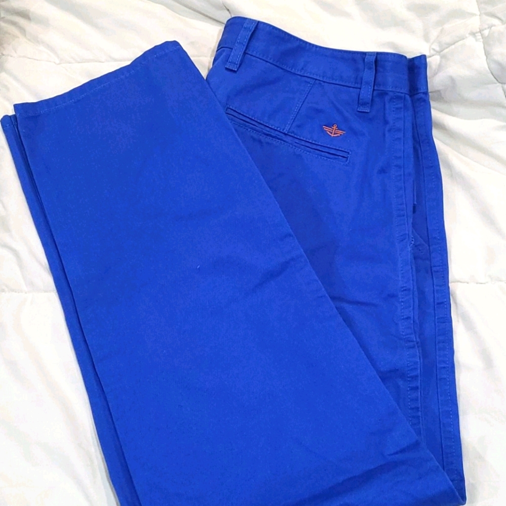 Men's Blue Khakis Pants